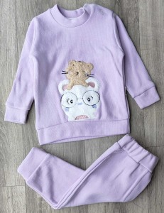 Костюм «Кошечка» сиреневый, девочка 9-12-18-24 месяцев