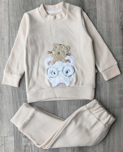 Костюм «Кошечка» бежевый, девочка 9-12-18-24 месяцев