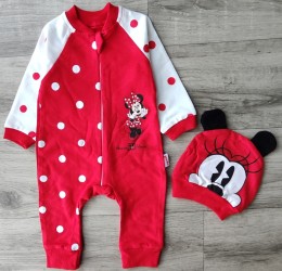 Чоловічок «Minnie Mouse»  червоний, дівчинка 0-3-6-9 місяців