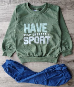 Костюм «SPORT» зеленый, мальчик 2-3-4-5 лет