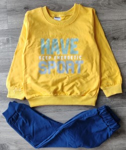 Костюм «SPORT» жовтый, мальчик 2-3-4-5 лет