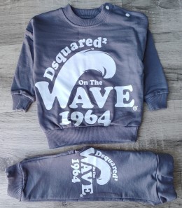 Костюм «Wave» графітовий, хлопчик  6-12-18-24 місяців