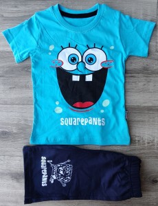 Костюм "Squarepants" Голубой, мальчик 3-4-5-6 лет