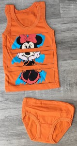 Комплект «Minnie » помаранчевий, дівчинка 1-2-3-4-5 років