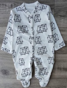 Чоловічок Findik«Медведик” білий, унісекс 3-6-9 місяців