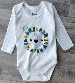 Боди Findik "Lion" молочний, хлопчик 3-6-9-12-18 місяців