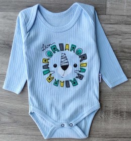 Боди Findik "Lion" блакитний, хлопчик 3-6-9-12-18 місяців