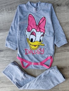 Комплект "Daisy" сірий, дівчинка 6-9-12-18 місяців