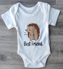 Боді Findik «Best friend» білий, унісекс 3-6-9-12-18 місяців