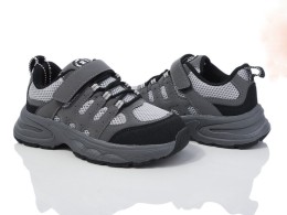 Дитячі кросівки 11566B"Смужка" сірий, хлопчик 33,34,35,36,37,38 розміри