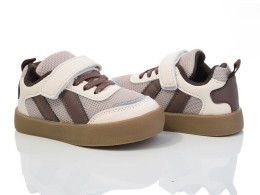 Детские кеды 50970E"Полоски" коричневый, мальчик 23,24,25,26,27,28 размеры