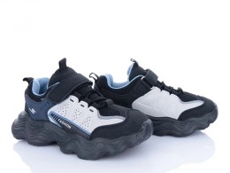 Детские кроссовки  GY535-3A"Молния" черный, мальчик 32,33,34,35,36,37 размеры