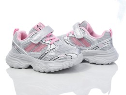 Детские кроссовки 50980Y"Design 2" серебро, девочка 27,28,29,30,31,32 размеры