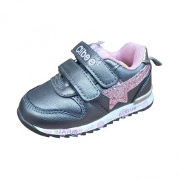 Детские кроссовки Apa-F761 "Clibee" черный, девочка 20,21,22,23,24,25 размеры