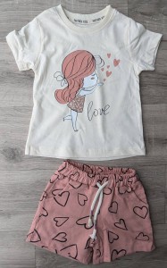 Костюм Partner «Love» теракотовый, девочка 2-3-4-5 лет