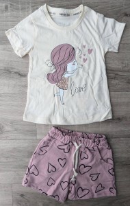 Костюм Partner «Love» фиолетовый, девочка 2-3-4-5 лет