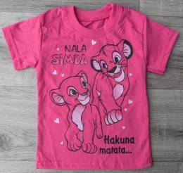 Футболка "Симба»  малиновый, девочка 1-2-3-4-5 лет