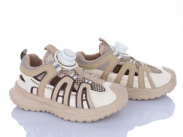 Дитячі босоніжки сандалі W2277-3K"Fashion" бежевий, хлопчик 32,33,34,35,36,37 розміри