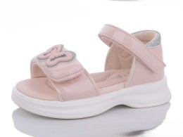 Детские босоножки сандали C6762-3 "Бабочка" бежевый, девочка 21,22, 23,24,25,26  размеры