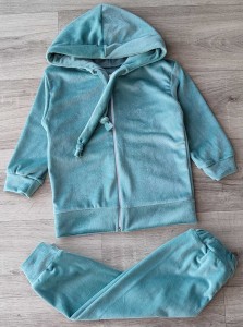 Костюм "Велюр" бірюзовий, унісекс 3-5-7-9 років