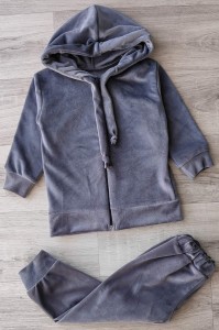 Костюм "Велюр" чорний, хлопчик 3-5-7-9 років