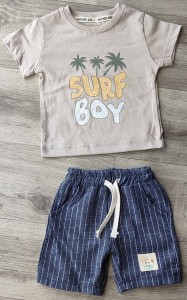 Костюм Partner «Surf Boy» коричневый, мальчик 9-12-18-24 месяцев
