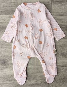 Человечек Pamira «Мишки» розовый, девочка 3-6-9 месяцев