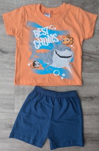 Костюм «Best chums» кирпичный, мальчик 9-12-18-24 месяцев