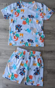 Костюм «Літери» голубой, хлопчик 2-3-4-5 років