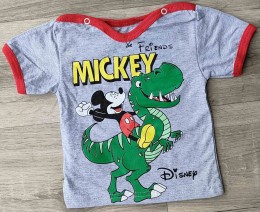 Футболка «Mickey» сірий, хлопчик 6-9-12-18 місяців