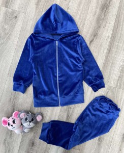 Костюм "Велюр" синій, унісекс 3-5-7-9 років