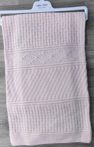 Плед Tricomer «Ромбик» персиковый, девочка 100*110 см