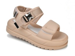 Дитячі босоніжки сандалі 11659C"Застібка" пудра, дівчинка 33,34,35,36,37,38 розміри