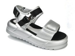 Дитячі босоніжки сандалі 11659E"Застібка" сірий, дівчинка 33,34,35,36,37,38 розміри