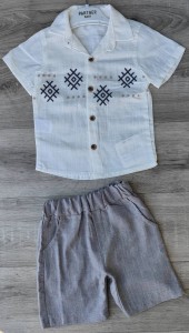 Костюм Partner «Ромбики» серый, мальчик 2-3-4-5 лет