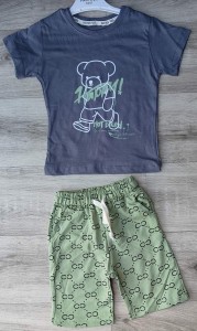 Костюм Partner «Happy!» зеленый, мальчик 2-3-4-5 лет