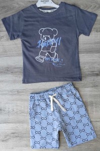 Костюм Partner «Happy!» голубой, мальчик 2-3-4-5 лет