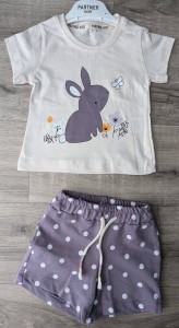 Костюм Partner «зайчик» фиолетовый, девочка 9-12-18-24 месяцев