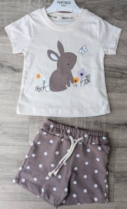 Костюм Partner «зайчик» коричневый, девочка 9-12-18-24 месяцев