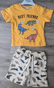 Костюм Partner «Best friends» желтый, мальчик 9-12-18-24 месяцев