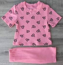 Костюм «Сердечко» розовый , девочка 2-3-4-5 лет