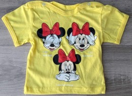 Футболка «Minnie» жовтий, дівчинка 6-9-12-18 місяців