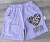 Шорты "Love" сиреневый, девочка, 8-9-10-11-12 лет, фото