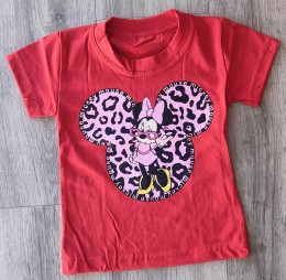 Футболка "Mickey mouse" червоний, дівчинка 1,5-2-3-4-5 років