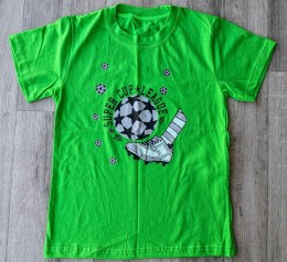 Футболка «футбол» зеленый, мальчик 5-6-7-8 лет