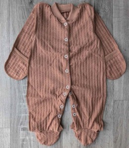 Чоловічок «однотонний» коричневий, унісекс 0-3 місяців