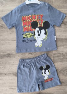 Костюм «Mickey» графитовый, мальчик 9-18-24 месяцев