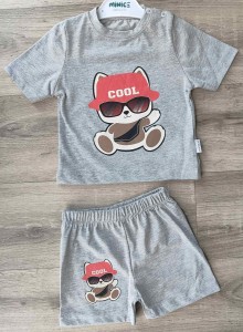 Костюм «Cool» серый, мальчик 9-18-24 месяцев