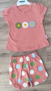 Костюм «Ромашки» теракотовый, девочка 9-18-24 месяцев