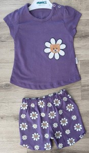 Костюм «Мишка» фиолетовый, девочка 9-18-24 месяцев